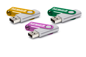 USB-Sticks mit Aluminiumbügel