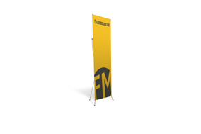 X-Banner, System inkl. Druck