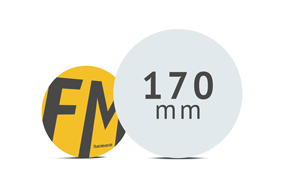 Flyer rund 170 mm